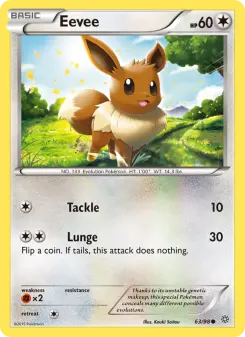 Pokémon-Karte Eevee 063/098