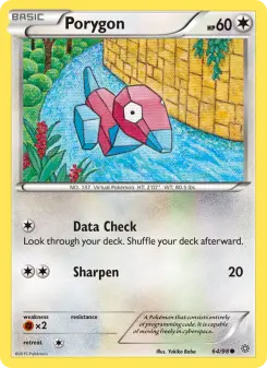 Pokémon-Karte Porygon 064/098