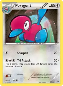 Pokémon-Karte Porygon2 065/098