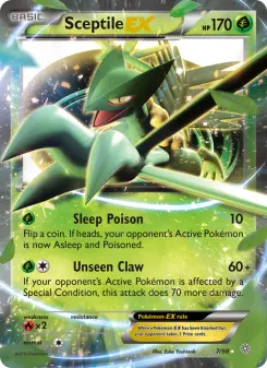 Pokémon-Karte Sceptile EX 007/098