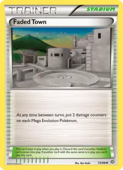 Pokémon-Karte Faded Town 073/098