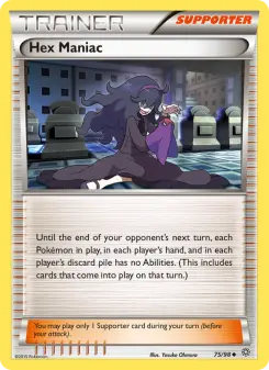 Pokémon-Karte Hex Maniac 075/098