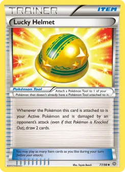 Pokémon-Karte Lucky Helmet 077/098