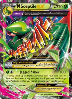 Pokémon-Karte M Sceptile EX 008/098