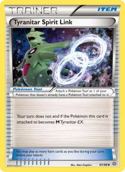 Pokémon-Karte Tyranitar Spirit Link 081/098