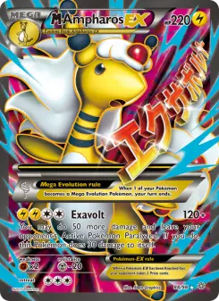 Pokémon-Karte M Ampharos EX 088/098