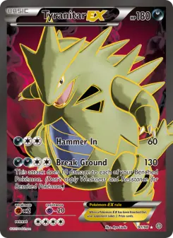 Pokémon-Karte Tyranitar EX 091/098
