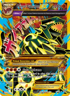 Pokémon-Karte Primal Groudon EX 097/098