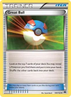 Pokémon-Karte Great Ball 100/122