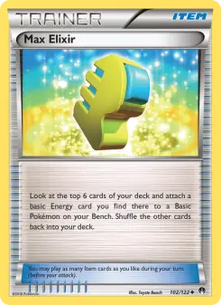 Pokémon-Karte Max Elixir 102/122