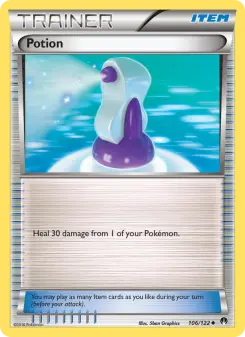 Pokémon-Karte Potion 106/122