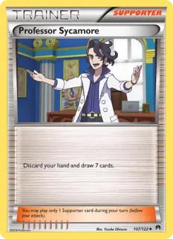 Pokémon-Karte Professor Sycamore 107/122