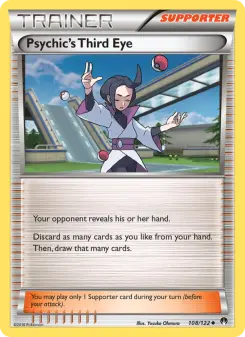 Pokémon-Karte Psychic's Third Eye 108/122