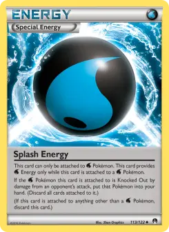 Pokémon-Karte Splash Energy 113/122