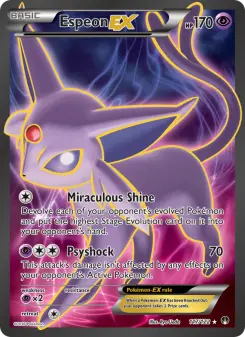 Pokémon-Karte Espeon EX 117/122