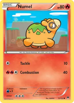 Pokémon-Karte Numel 012/122