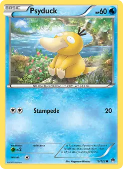 Pokémon-Karte Psyduck 016/122