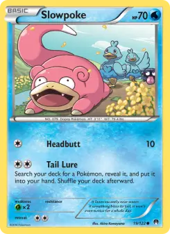 Pokémon-Karte Slowpoke 019/122