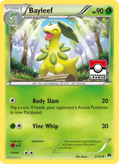 Pokémon-Karte Bayleef 002/122