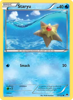 Pokémon-Karte Staryu 025/122