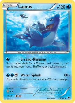Pokémon-Karte Lapras 028/122