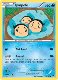 Pokémon-Karte Tympole 033/122