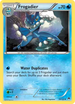 Pokémon-Karte Frogadier 039/122
