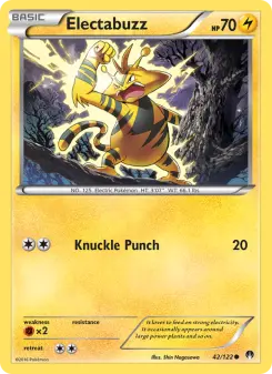 Pokémon-Karte Electabuzz 042/122