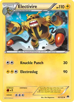 Pokémon-Karte Electivire 043/122