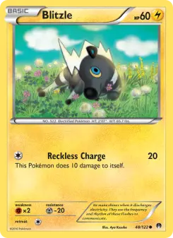 Pokémon-Karte Blitzle 048/122
