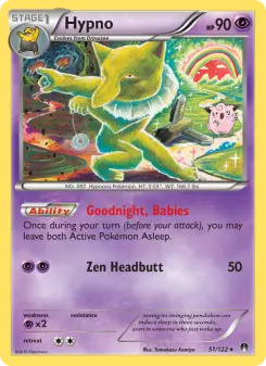 Pokémon-Karte Hypno 051/122