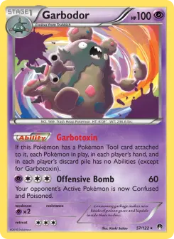 Pokémon-Karte Garbodor 057/122