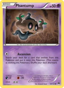 Pokémon-Karte Phantump 064/122