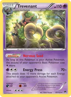 Pokémon-Karte Trevenant 065/122