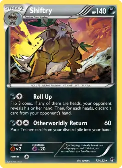 Pokémon-Karte Shiftry 073/122