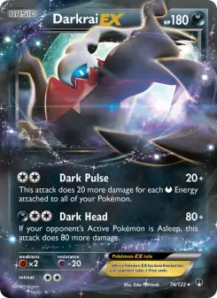 Pokémon-Karte Darkrai EX 074/122
