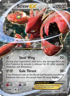 Pokémon-Karte Scizor EX 076/122