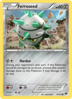 Pokémon-Karte Ferroseed 079/122