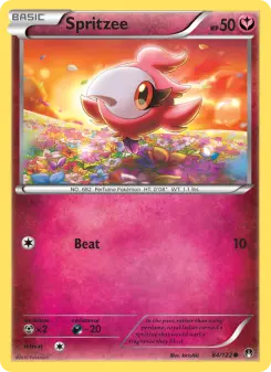 Pokémon-Karte Spritzee 084/122