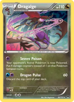 Pokémon-Karte Dragalge 086/122