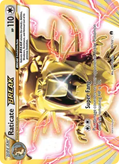Pokémon-Karte Raticate BREAK 089/122