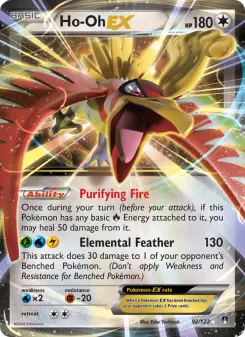 Pokémon-Karte Ho-Oh EX 092/122