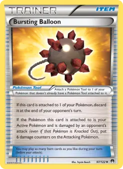 Pokémon-Karte Bursting Balloon 097/122