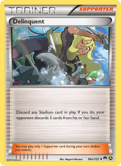 Pokémon-Karte Delinquent 98a