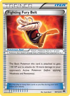 Pokémon-Karte Fighting Fury Belt 099/122