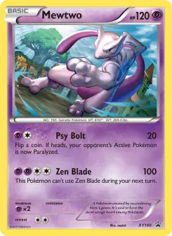 Pokémon-Karte Mewtu XY100