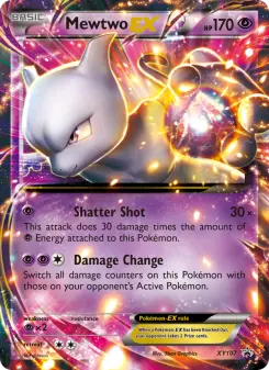 Pokémon-Karte Mewtu EX XY107