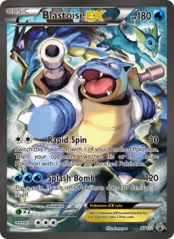 Pokémon-Karte Turtok EX XY122