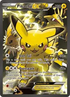 Pokémon-Karte Pikachu EX XY124