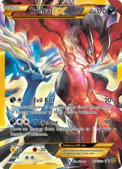 Pokémon-Karte Yveltal-EX XY150a